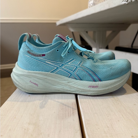 Asics Shoes - Asics Sky Blue Athletic Sneakers